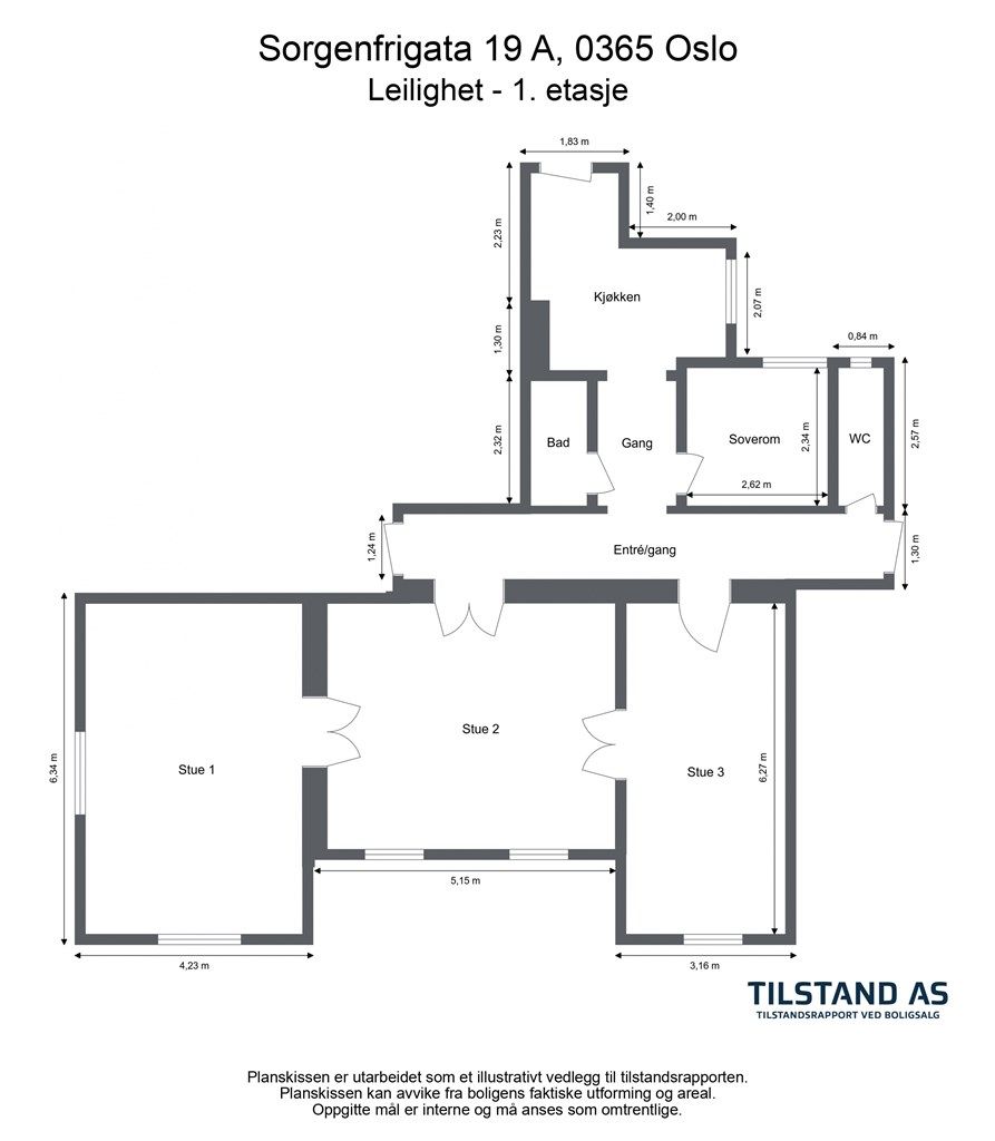 Plantegning 1.etasje. 