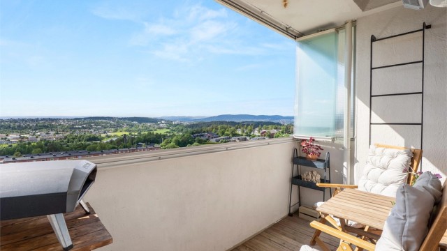 Fantastisk utsikt ut over Oslo og svært gode solforhold. Foto: Oh Shots