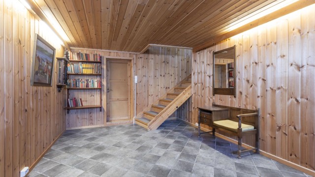 Kjellerstue/hobbyrom med varmekabler i gulv