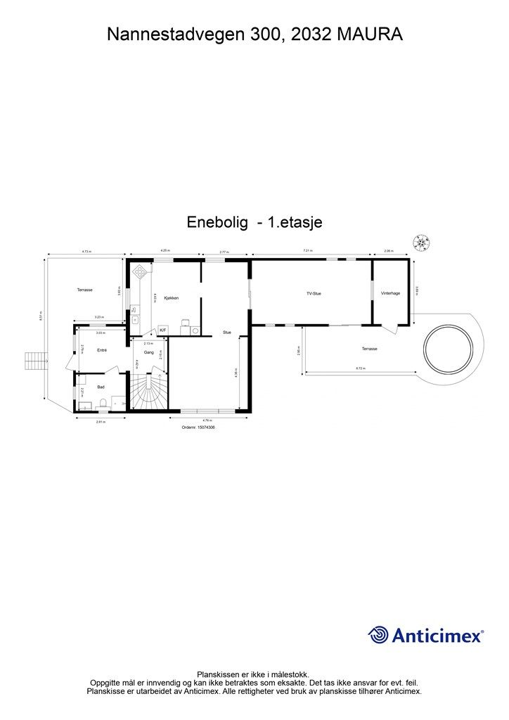Plantegning 1. etasje