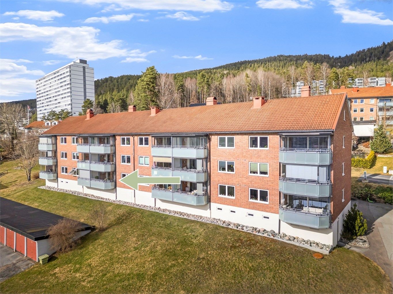 Leilighet med beliggende i et veletablert og attraktivt boligområde med kort vei til turområder 