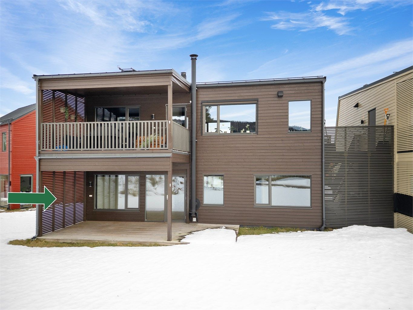 En moderne leilighet fra 2020, beliggende praktisk til på bakkeplan. 
Foto: Ole Thorgeir Solheim Thoresen