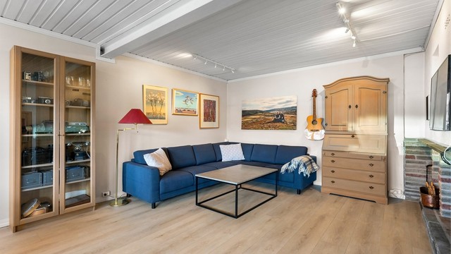 Peisestuen er opprinnelig byggemeldt som "hobbyrom/sport" og er ikke godkjent til varig opphold