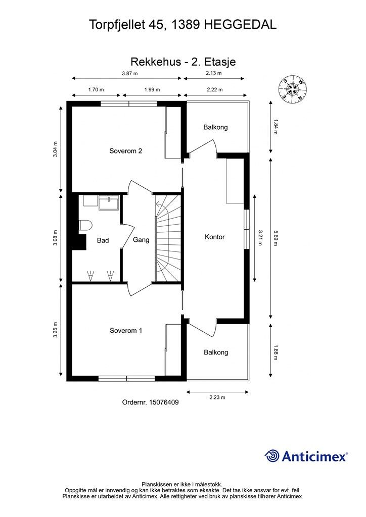 Plantegning 2. etasje