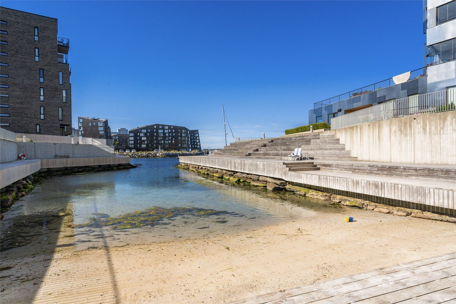 Flotte bademuligheter rett utenfor døren din. 