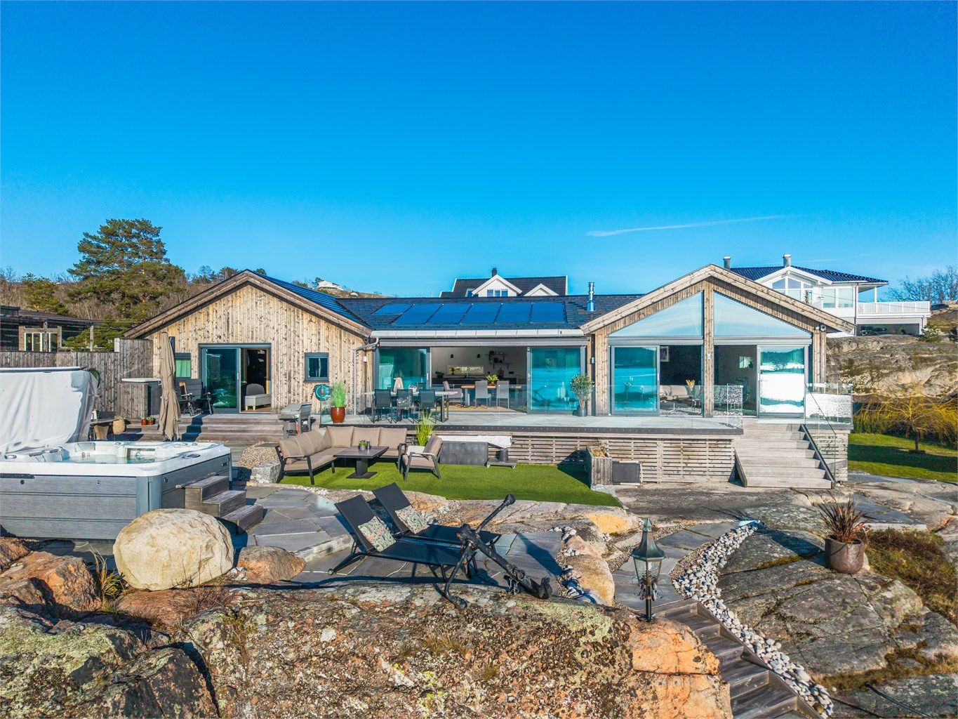 Det er beholdt store deler av den vakre naturen. 