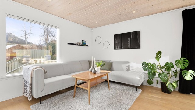 Sofakroken på stuen