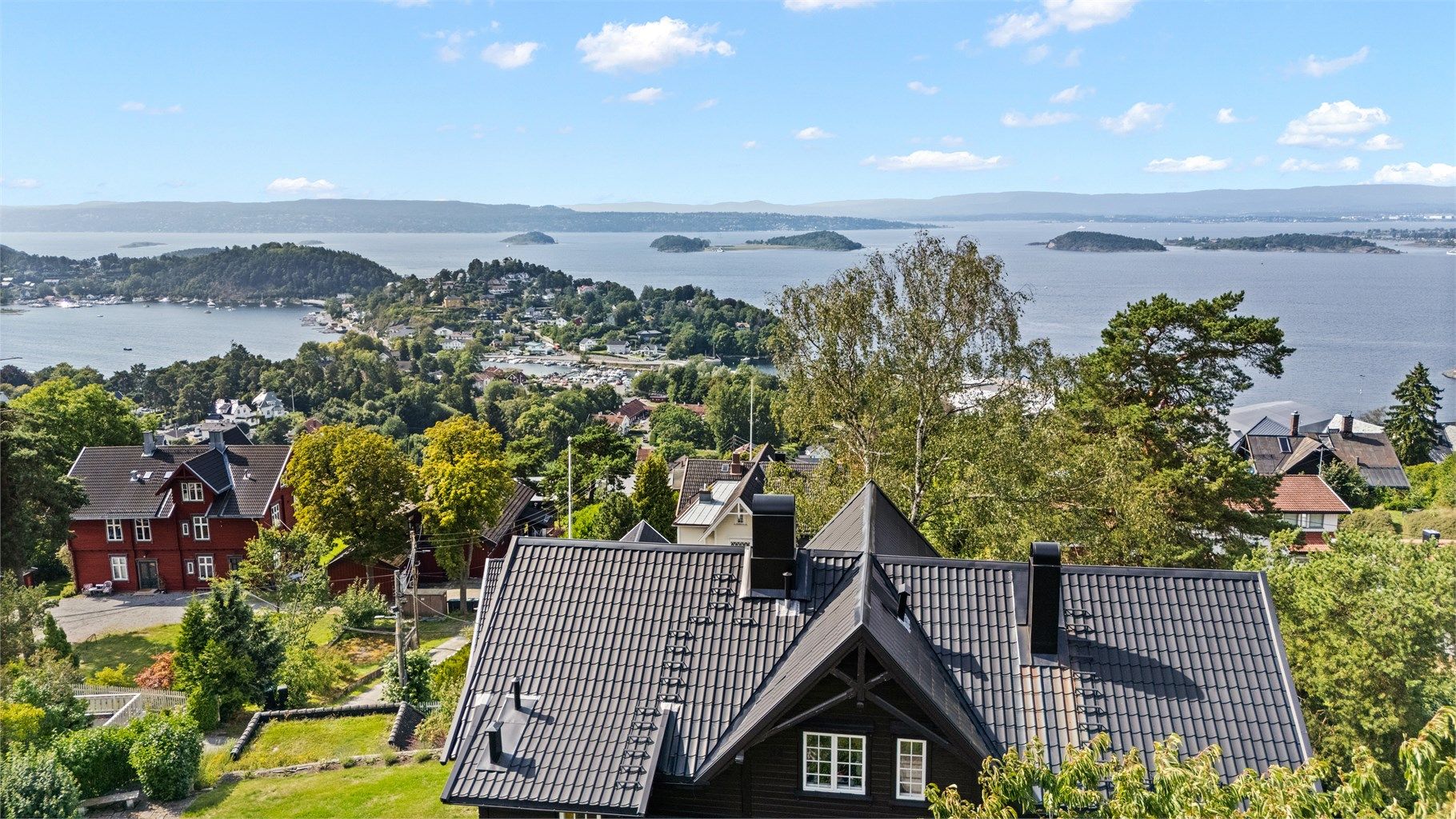 Utsikten og eiendommen