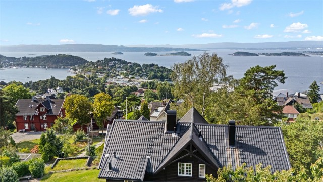 Utsikten og eiendommen