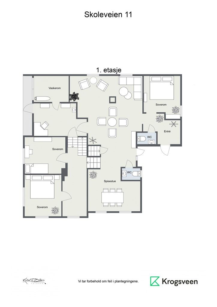 Plantegning 1.etasje