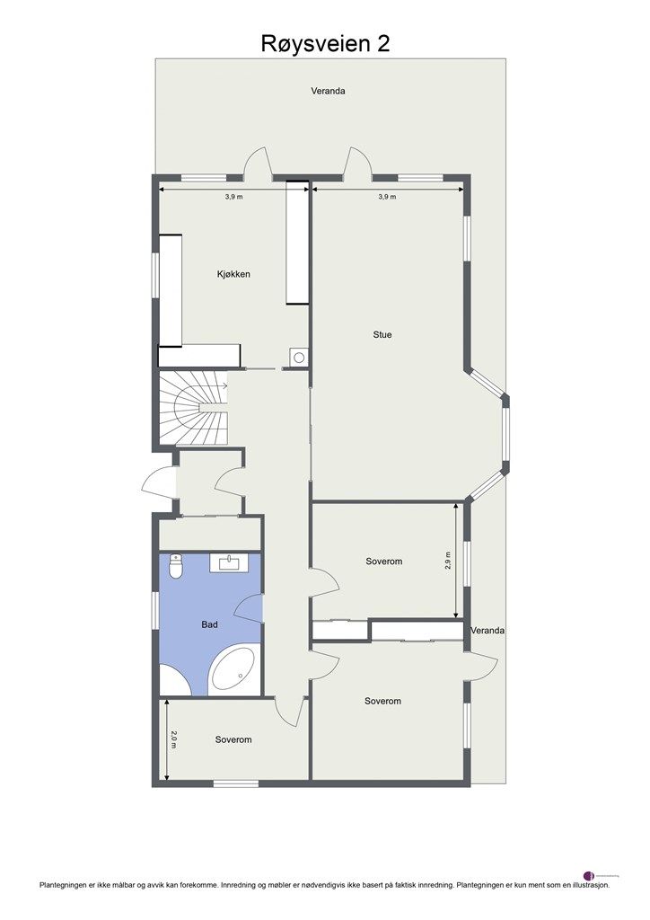 Plantegning - 1. etasje