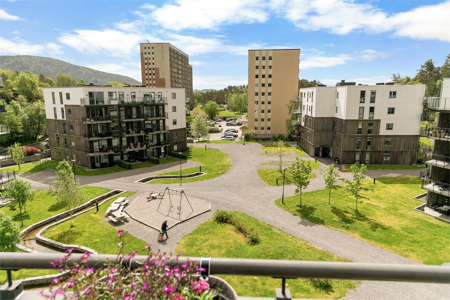 - Utsikt fra egen balkong -