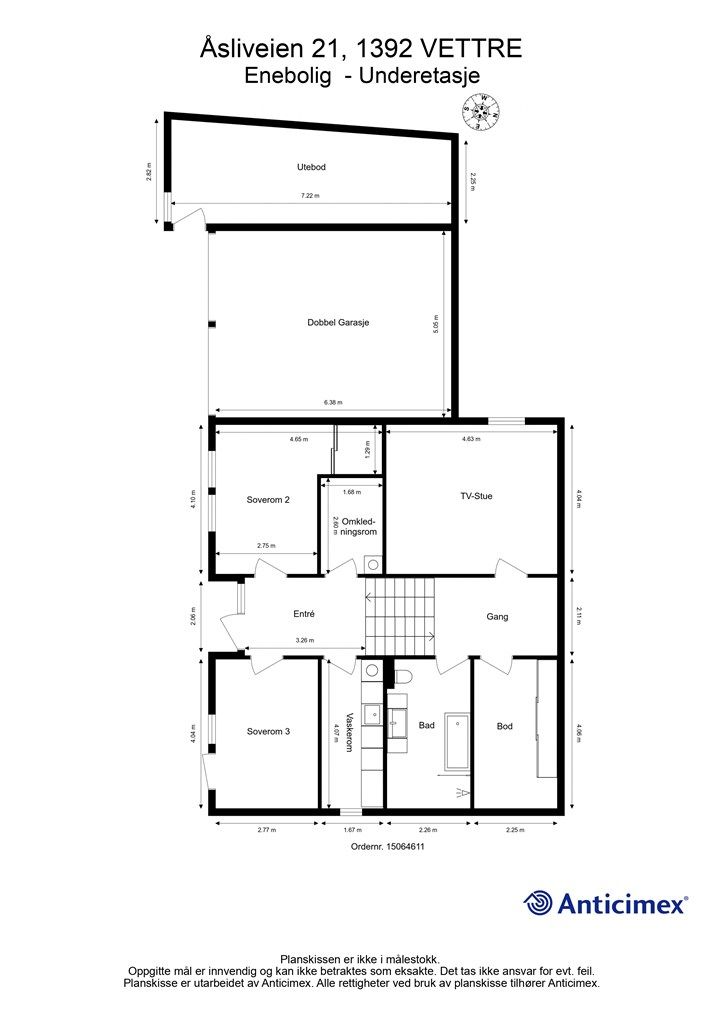 Plantegning underetasje