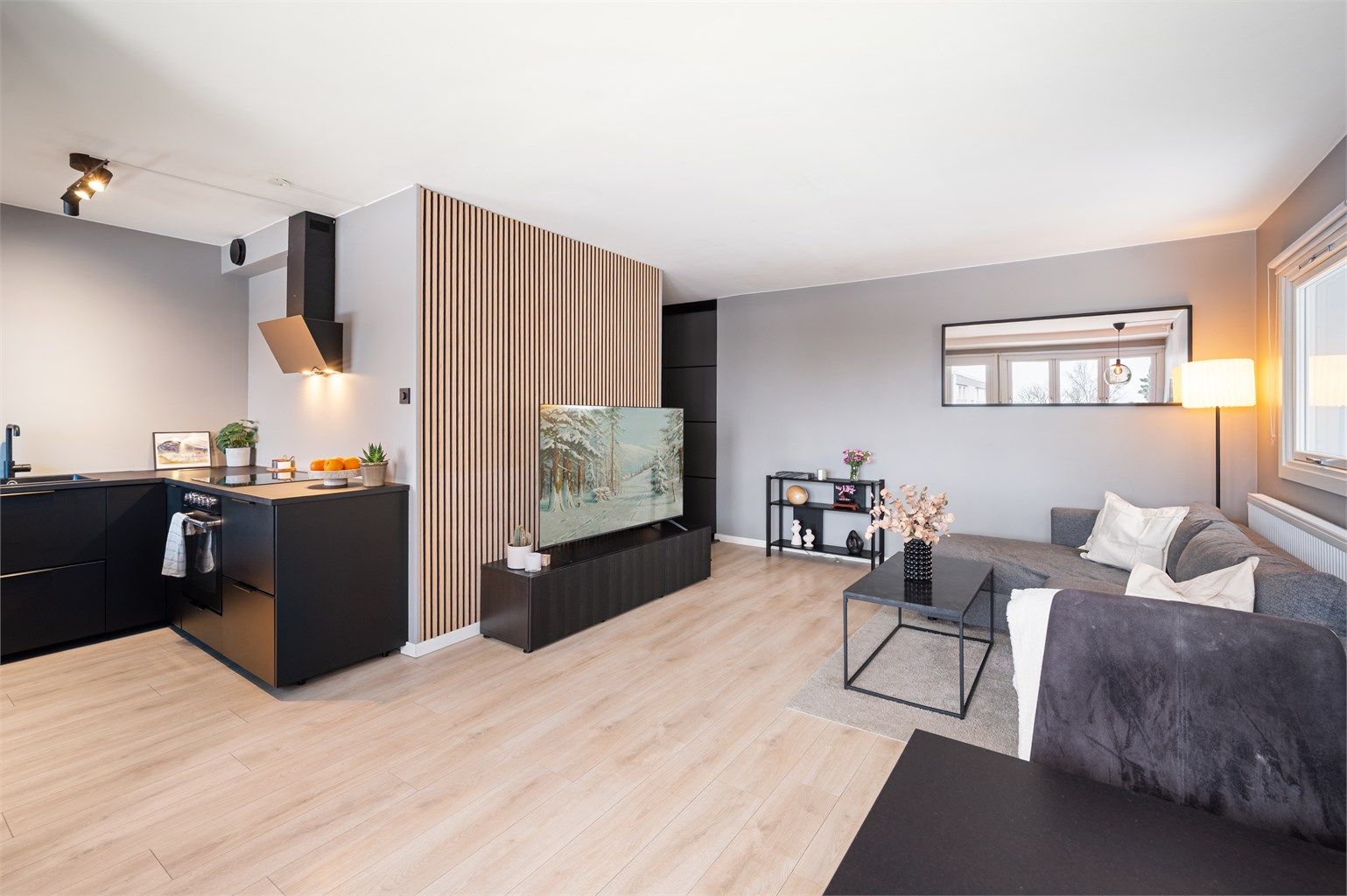 Leiligheten har god planløsning og plassutnyttelse