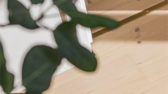 Originale tregulv bidrar til et sjarmerende preg