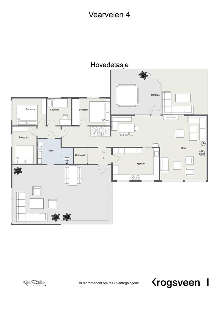 Plantegning 1. etasje