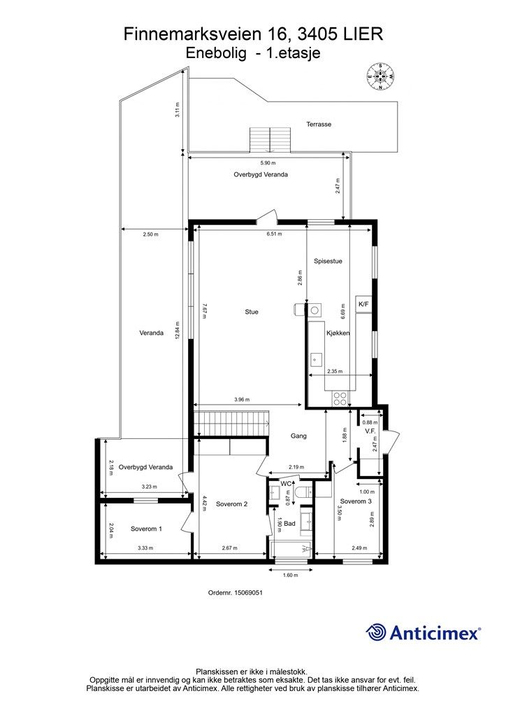 Plantegning - 1. etasje