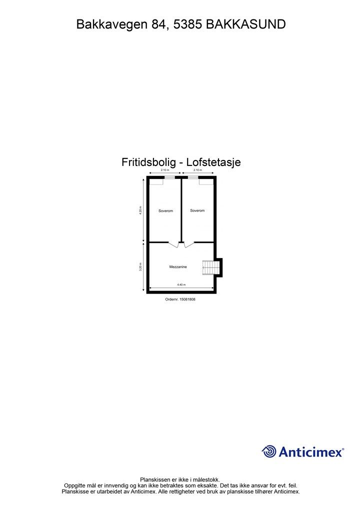 Plantegning - Lofstetasje