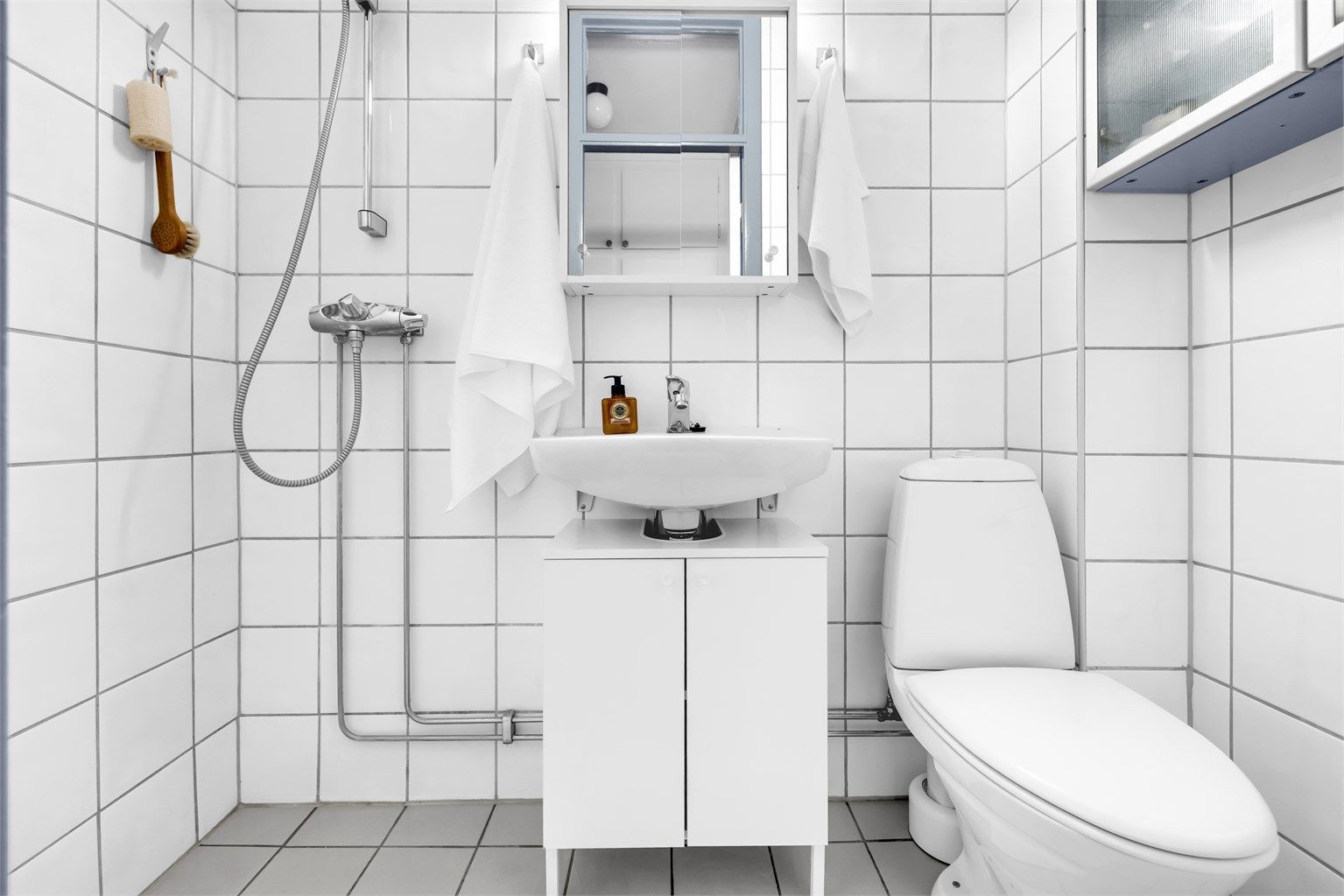 Badet er oppusset i regi av borettslaget i 2001/2002. Borettslagets soilrør ble rehabilitert samtidig.