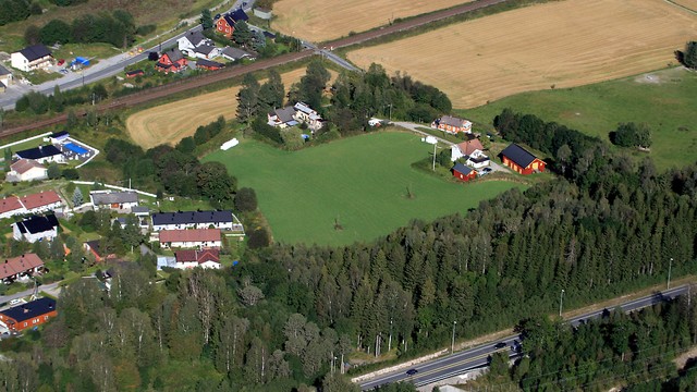Helikopterbilde - Fra tidligere salg av eiendommen i 2009.