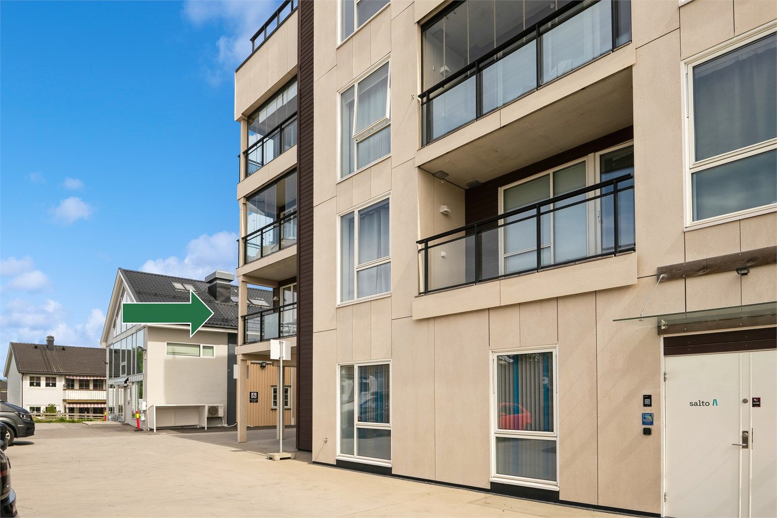 Bygget er oppført i 2020 og leiligheten har gode løsninger