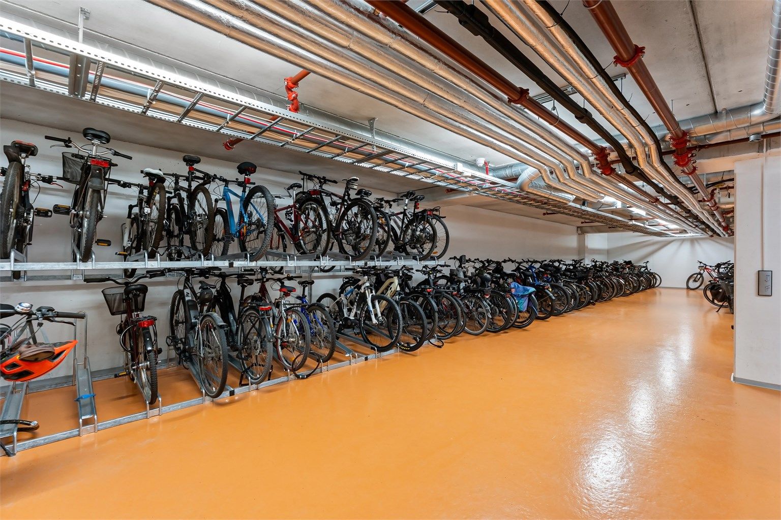 Felles sykkelparkering