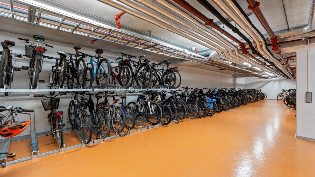 Felles sykkelparkering