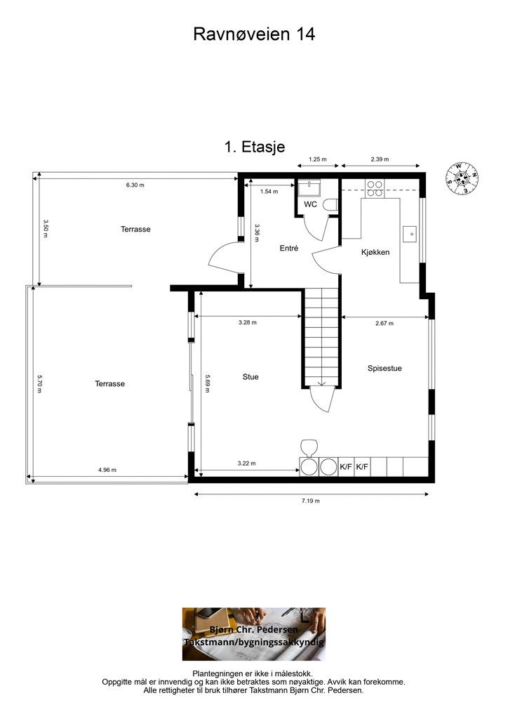 Plantegning 1.etg