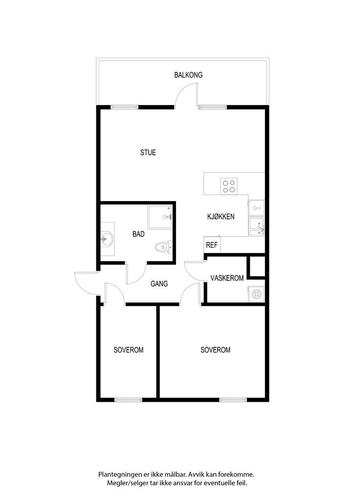 Plantegning - Strandvågen 30