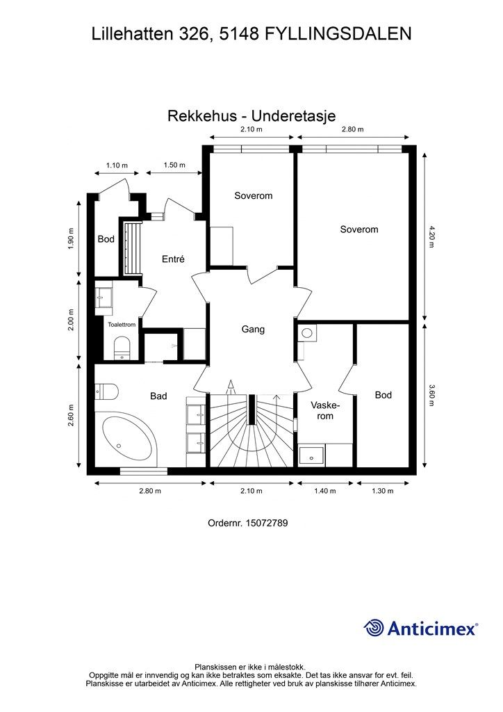 Plantegning - Underetasje