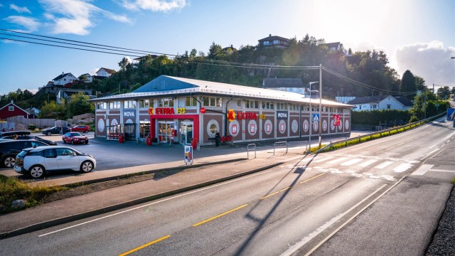 - Gangavstand til dagligvarebutikk med post -