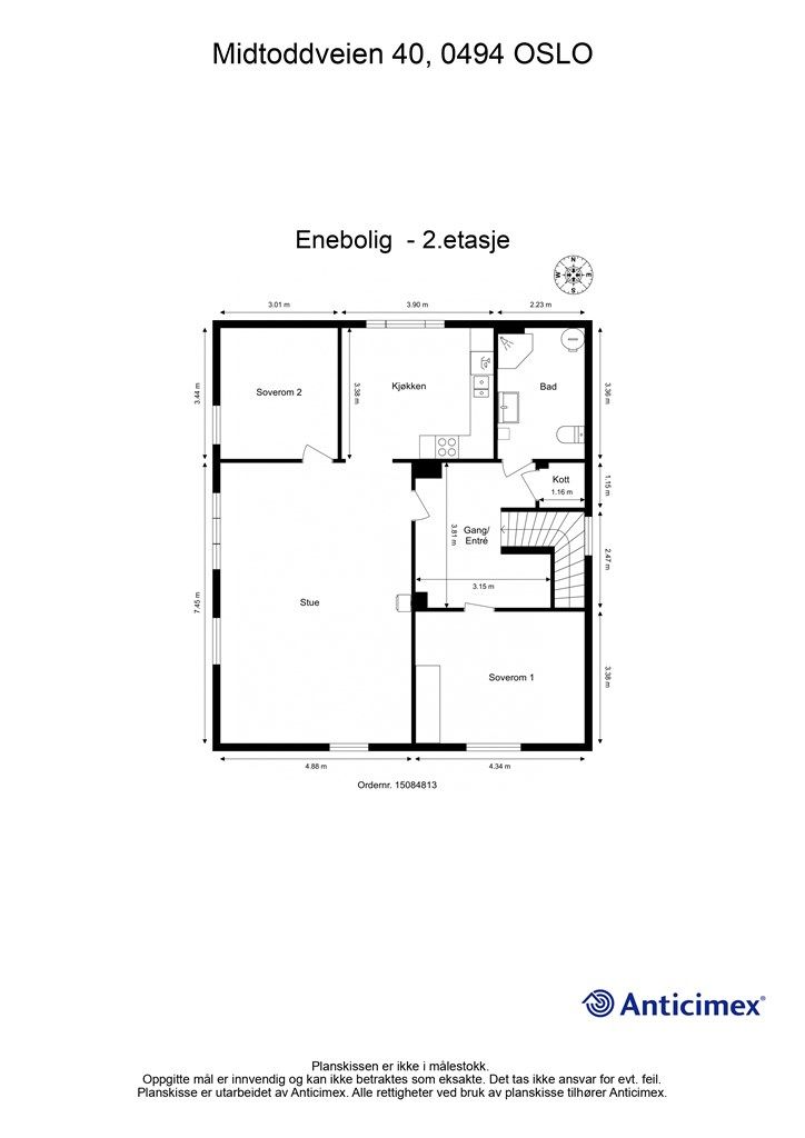 Plantegning 2. etasje