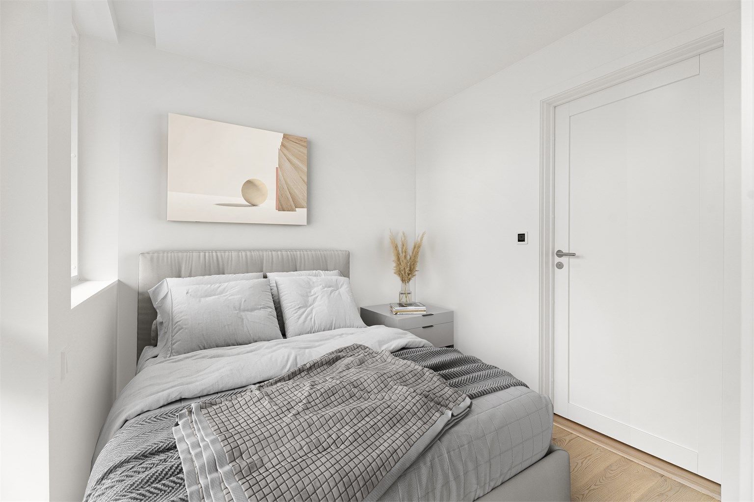 Soverom med bad innforbi 