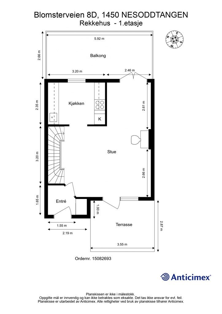 Plantegning - 1.etasje