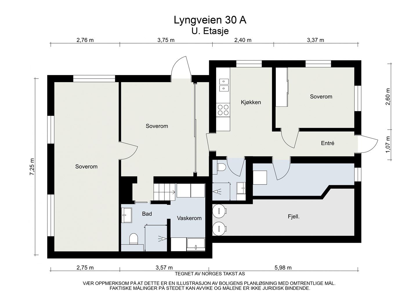 Plantegning - Underetasje