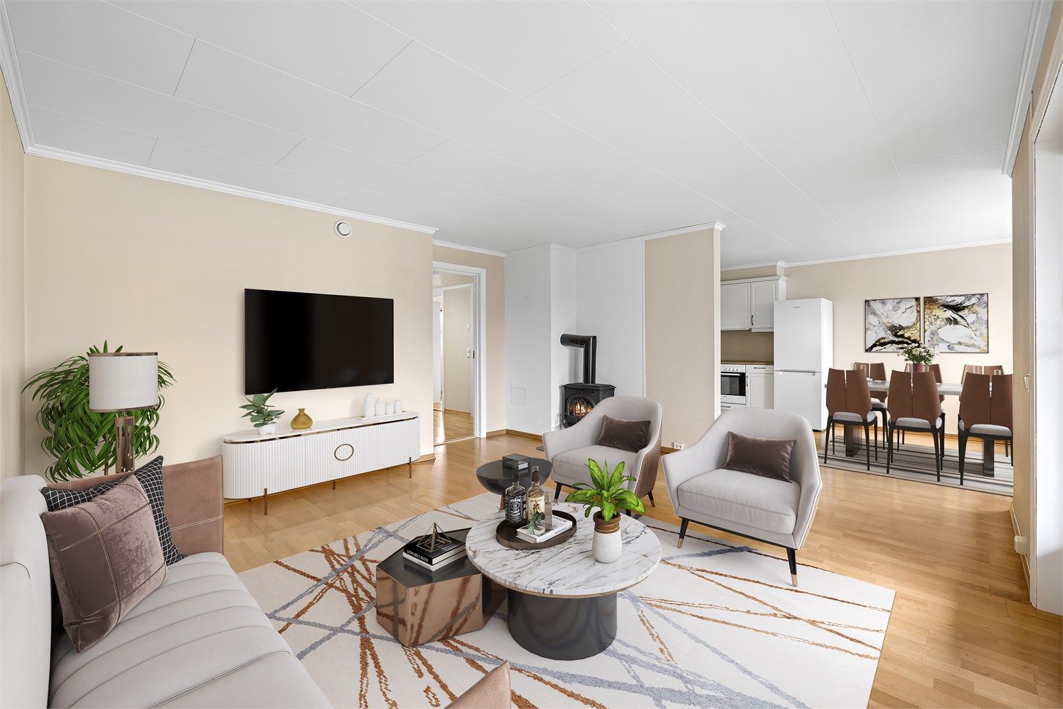 Illustrasjonsbilde med digital styling