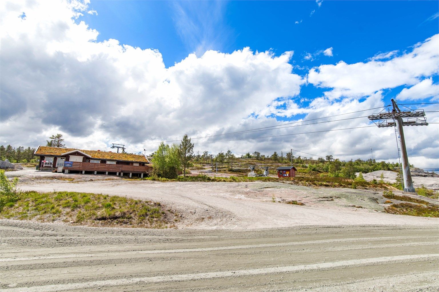 Utsikten kafé er like i nærheten av hytten