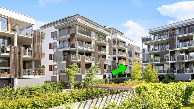 Velkommen til Oscars gate 1A. Pen leilighet beliggende i 3.etasje i leilighetsbygg fra 2020. Foto: Christian Thorsbye - Diakrit