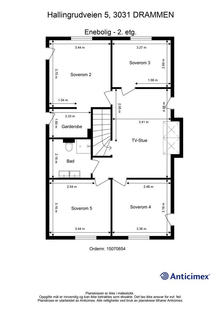 Plantegning - 2. etg.