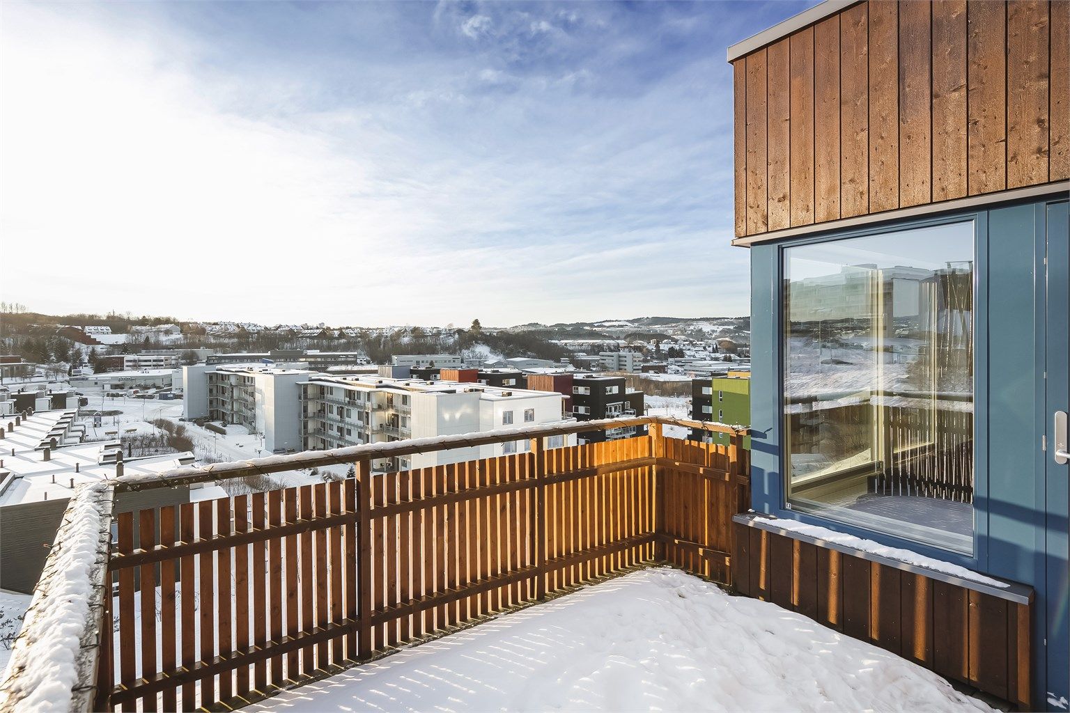 Terrassen er på hele 9 kvm