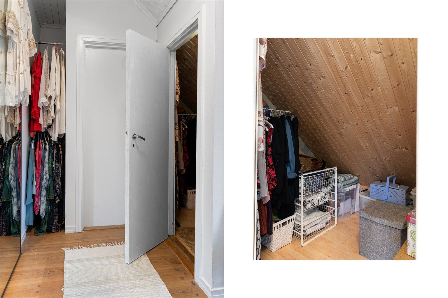 Her er det godt med plass til ekstra oppbevaring og mulighet for å bygge egne løsninger som utnytter plassen optimalt. 