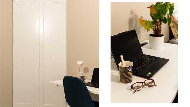 - Rommet passer ypperlig som barnerom, gjesterom eller hjemmekontor -