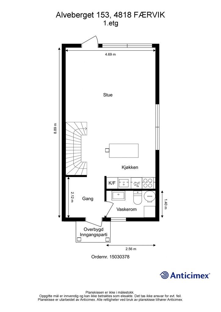 Plantegning 1. etasje