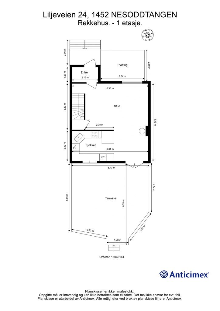 Plantegning 1. etasje