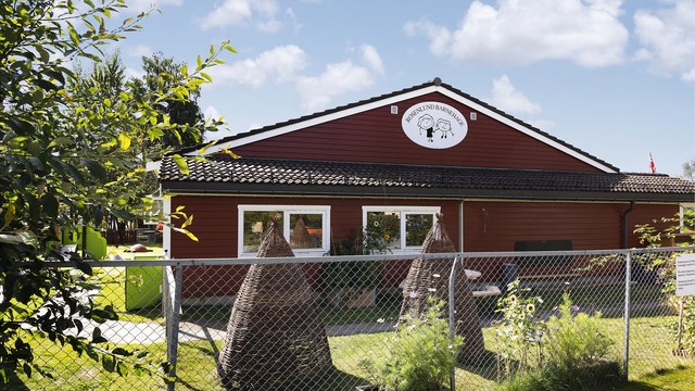 Populære Rosenlund barnehage ligger kun fire minutters gange unna.