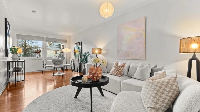 Nora Rørvik Larsen v/ Krogsveen har gleden av å presentere Rosenborggata 26! Foto: Alejandro Villanueva