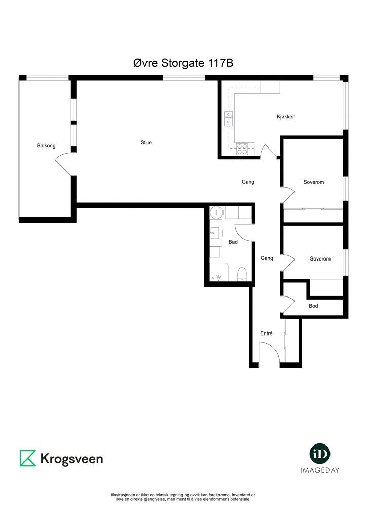 Plantegning - 2. etasje