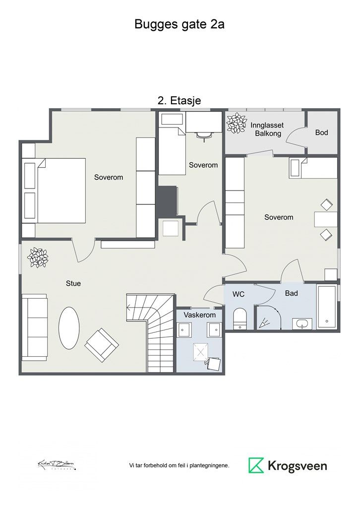 Plantegning 2. etasje