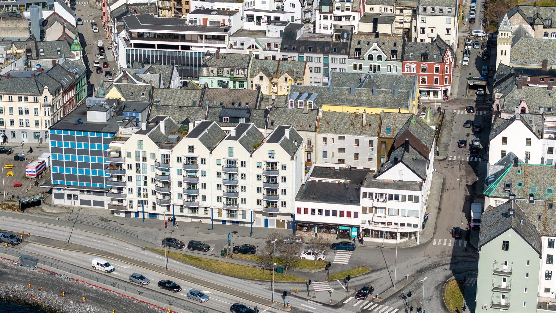 Oversikt over det sentrumsnære og urbane nabolaget.