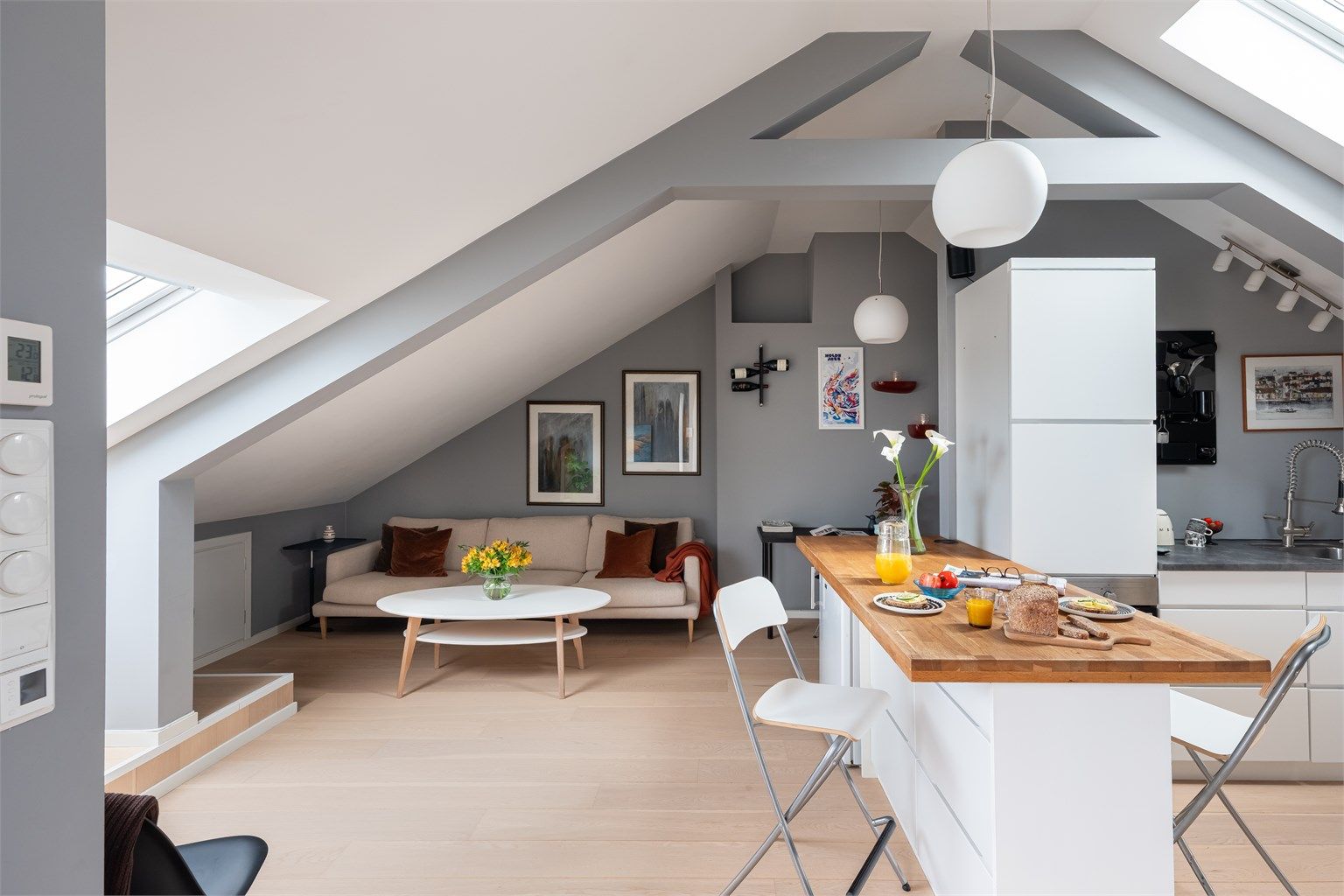 Leiligheten ble ferdigstilt i 2014. 